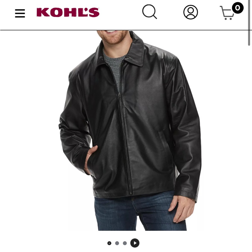 Vintage real leather jacket